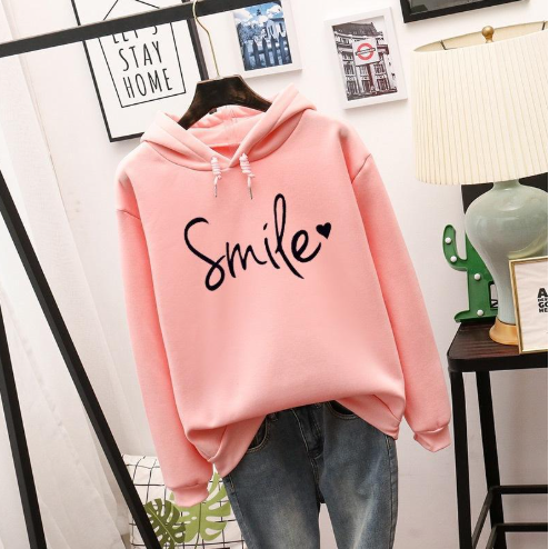 R&B | Hoodie mit Druck Baumwollmischung Lässiger Stil