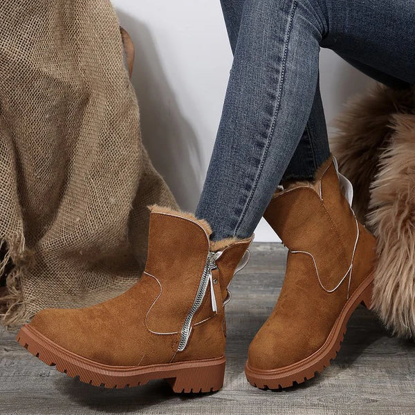Für Damen Mit Plateau Und Fellfutter Damen R&B