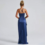 R&B | MarinR&Blaues Maxikleid