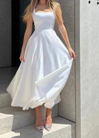 R&B | Modernes Ärmelloses Maxikleid mit Hoher Taille für Frauen