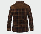 R&B | Herren Sherpa gefütterte Karo Hemdjacke
