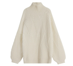 R&B | Bequemer urbaner oversized Langarm Rollkragenpullover ideal für den Winter