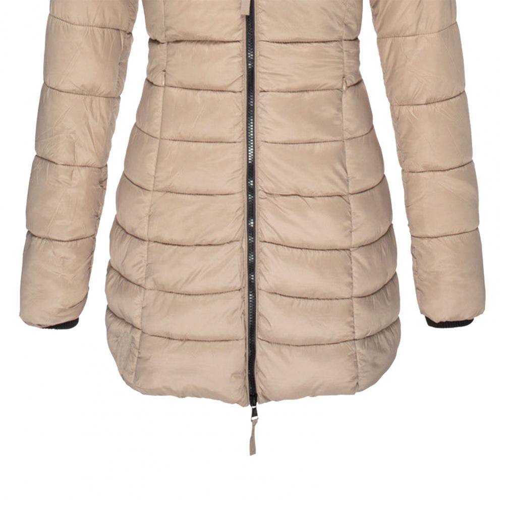 R&B | Warme Slimfit Winterjacke mit Kapuze Damen Winterjacke Regular Fit Belle Couture Essential Wärme