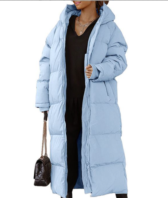 R&B | Stilvoller langer Damen Daunenjacke