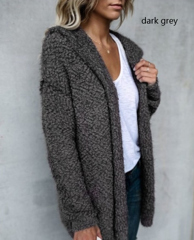 R&B | Kapuzen-Strickjacke