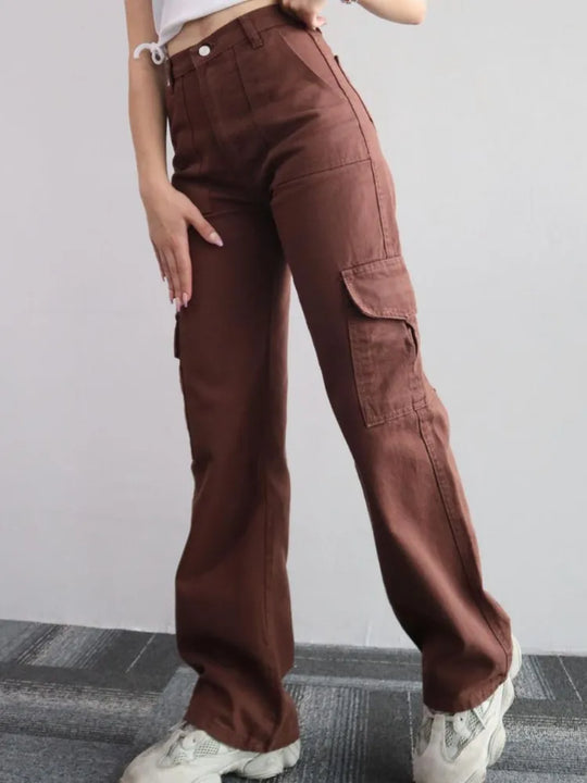 R&B | Stylische Cargohose Damen mit Taschen und Bequemer Passform