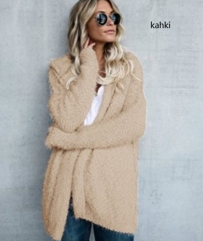 R&B | Kapuzen-Strickjacke