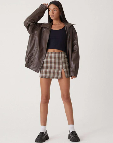 R&B | Oversized Lederjacke