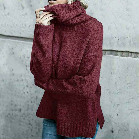 R&B | Übergroßer Rollkragenpullover Für Damen Herrlich Warm & Lässig