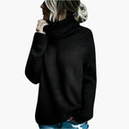 R&B | Oversized Rollkragenpullover - Lässiger Strickpullover für Alltag & Freizeit