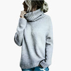 R&B | Oversized Rollkragenpullover - Lässiger Strickpullover für Alltag & Freizeit