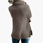 R&B | Oversized Rollkragenpullover - Lässiger Strickpullover für Alltag & Freizeit