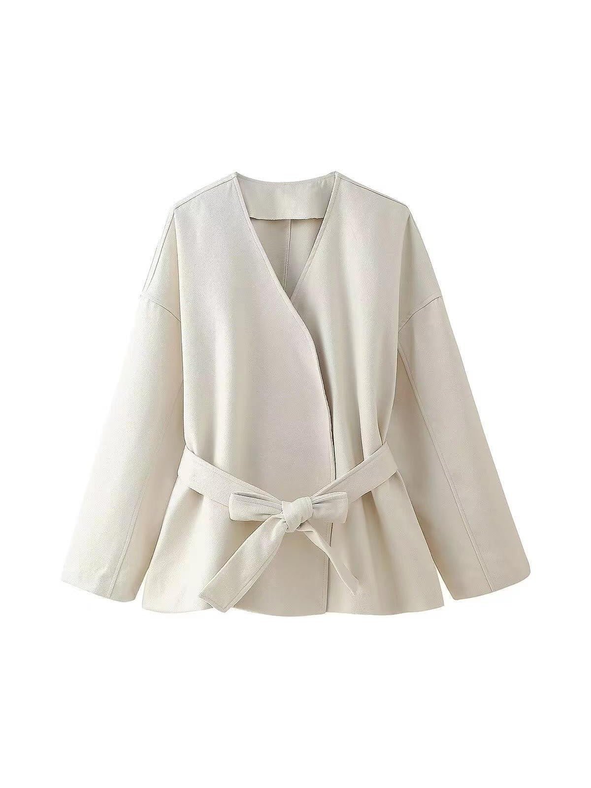R&B | Schnürjacke mit Gürtel