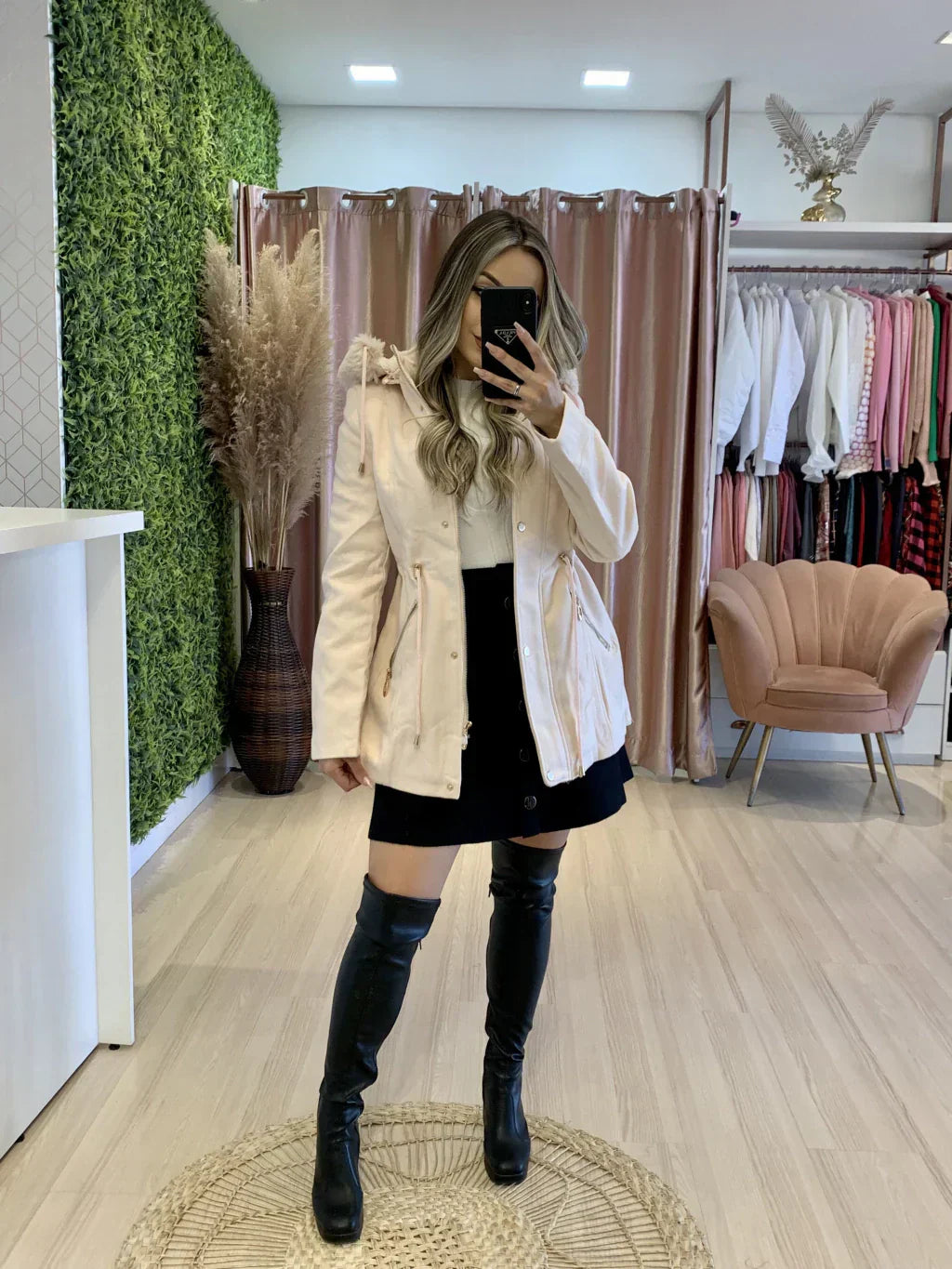 R&B | Parka mit Fellkapuze