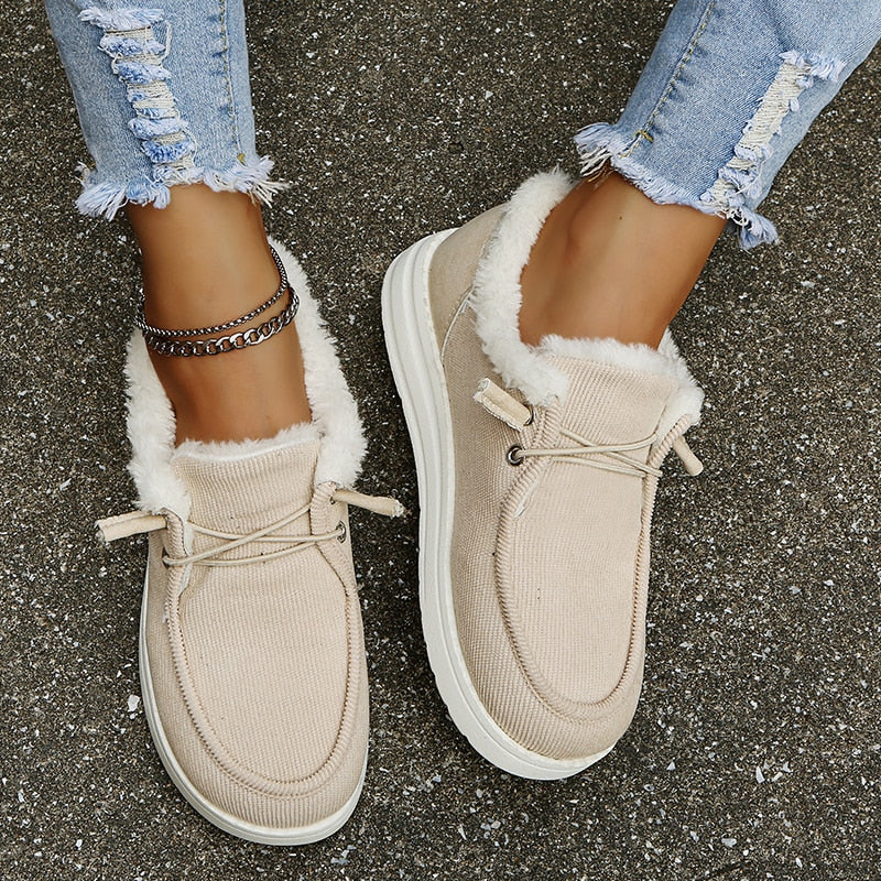 Luna Warmgefütterte Schuhe mit Rutschfester Sohle für Extrakomfort R&B