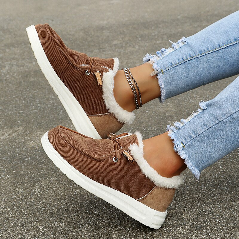 Luna Warmgefütterte Schuhe mit Rutschfester Sohle für Extrakomfort R&B
