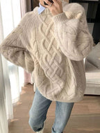R&B | Gestrickter Pullover mit Textur