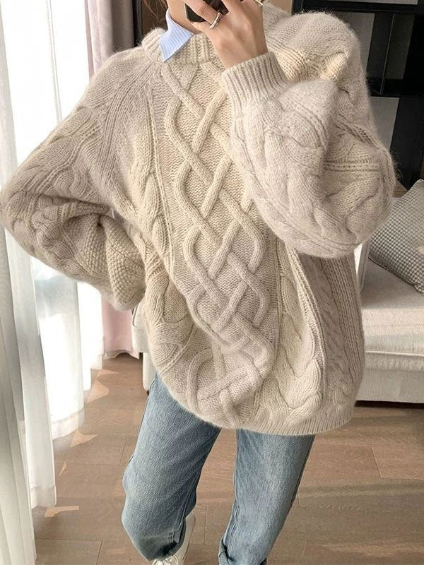 R&B | Gestrickter Pullover mit Textur