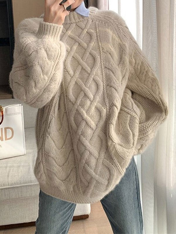 R&B | Gestrickter Pullover mit Textur