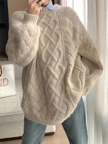 R&B | Gestrickter Pullover mit Textur