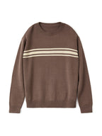 R&B | Vintage Oversized Drei Gestreifte Pullover