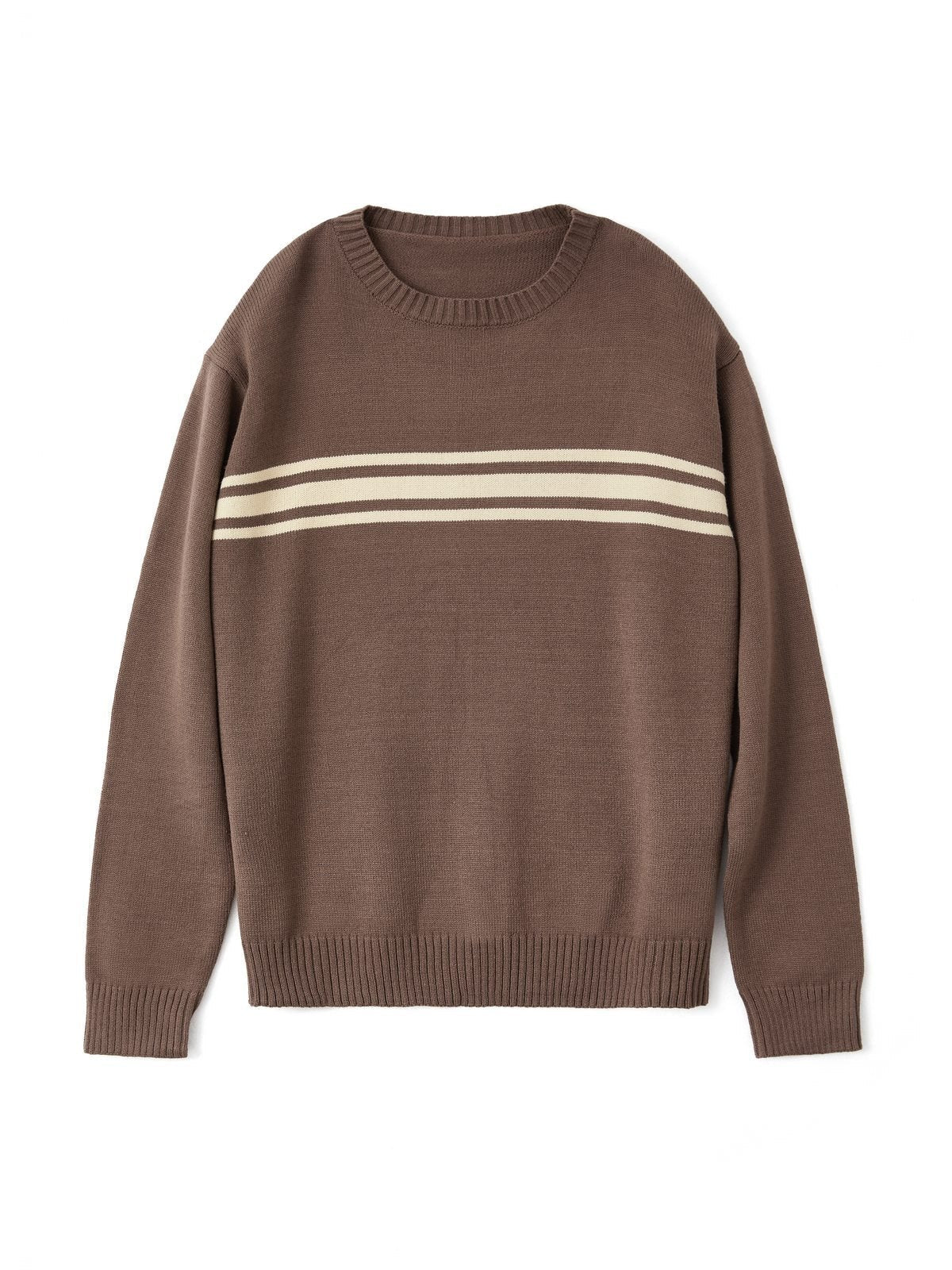 R&B | Vintage Oversized Drei Gestreifte Pullover