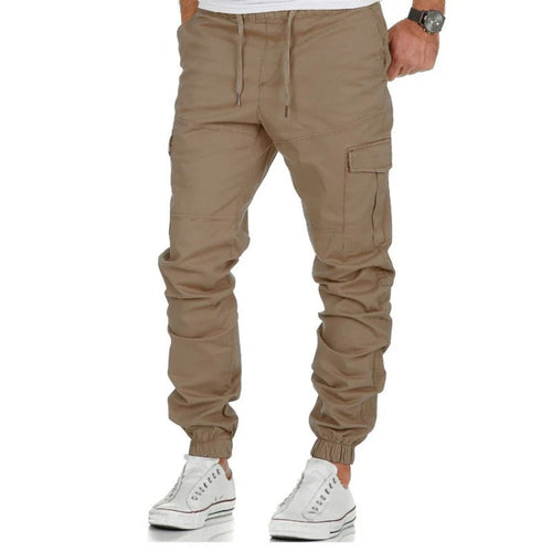R&B | Cargo Hosen Lockere Passform Verstellbarer Gummibund Schmal Zulaufende Beine
