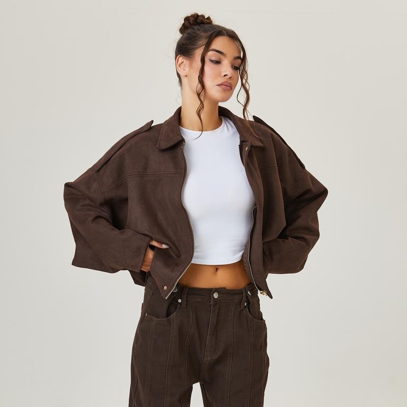 R&B | Wildleder Bomberjacke