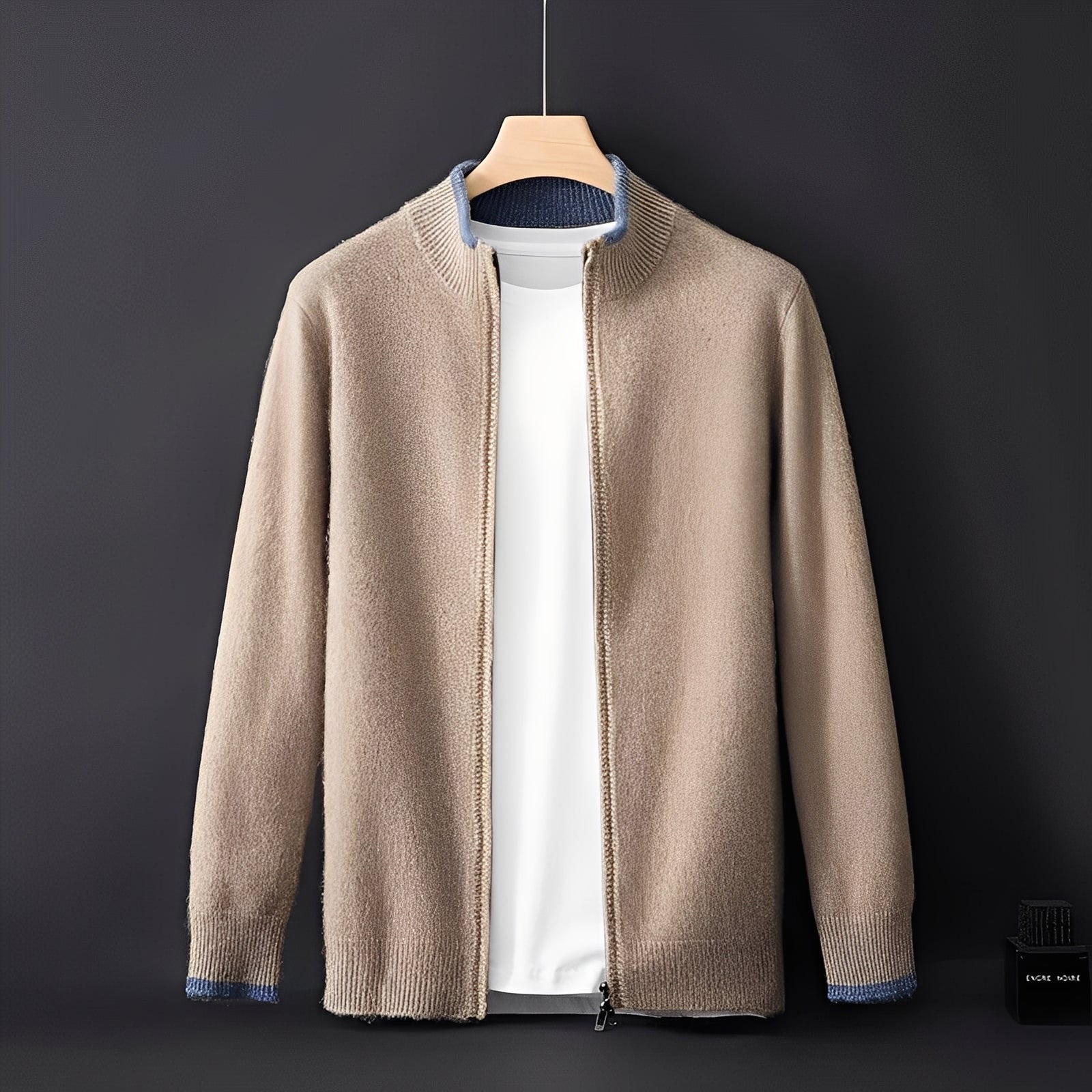 R&B | Lässiger Cardigan mit Reißverschluss für Herren