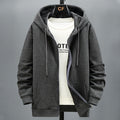 R&B | Kapuzenpullover Strickjacke Fleece Lockere Passform Reißverschluss Schichtverwendung