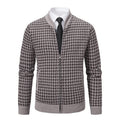 R&B | Herrenstrickjacke mit Hahnentrittmuster - Søren