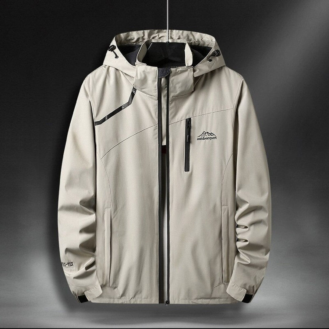 R&B | Wasserdichte Herrenjacke mit Kapuze