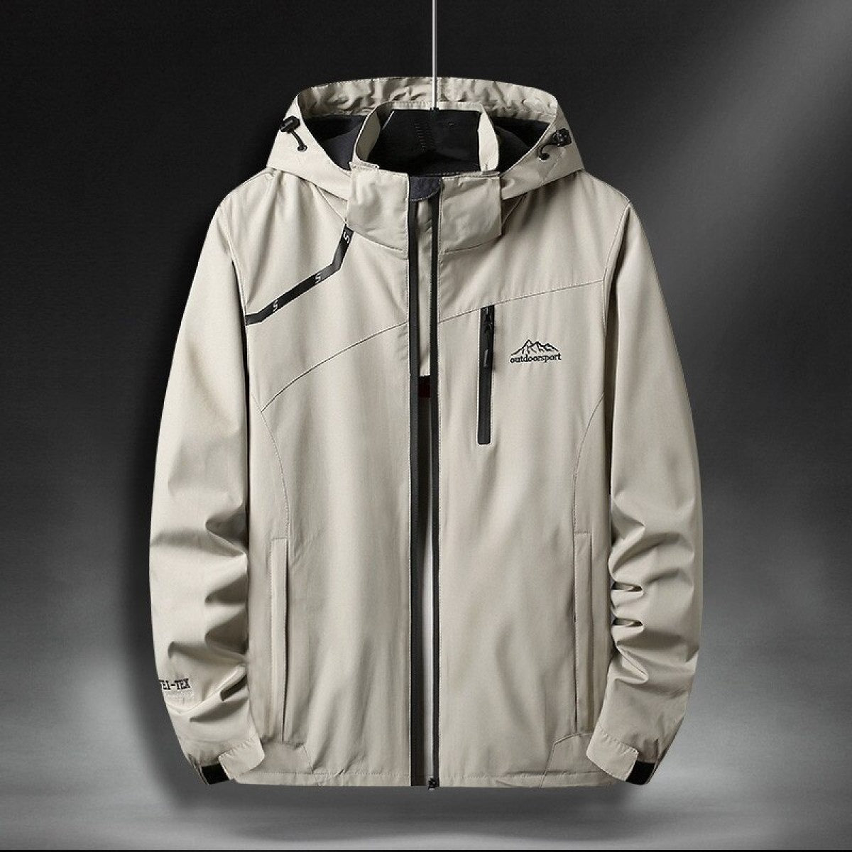 R&B | Wasserdichte Herrenjacke mit Kapuze