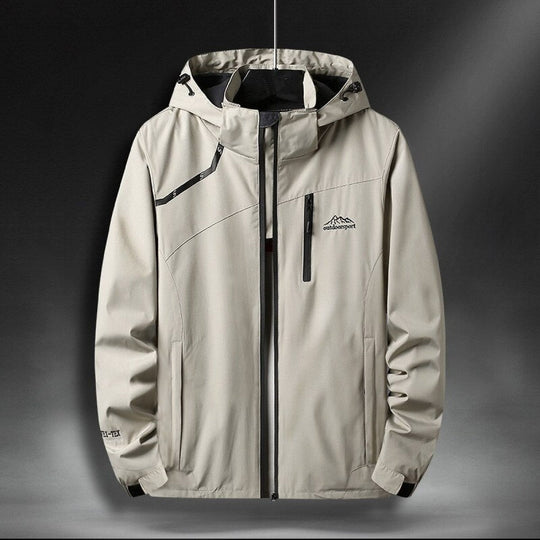 R&B | Wasserdichte Herrenjacke mit Kapuze