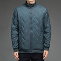 R&B | Pufferjacke Reguläre Passform Gepolsterte Steppung Hoher Kragen Rippendetails