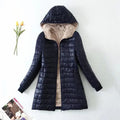 R&B | Steppjacke - Normale Passform - Fleece-Futter - Kapuze - Wasserabweisend