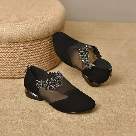elegante High Heels, luftige Mesh-Sohle, weicher Komfort. R&B R&B