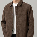 R&B | Herrenjacke mit Wildleder-Effekt