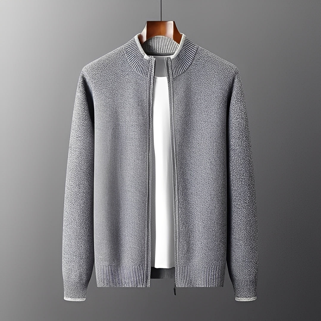 R&B | Lässiger Cardigan mit Reißverschluss für Herren