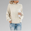 R&B | Weicher Damen Rollkragenpullover mit Strickstruktur