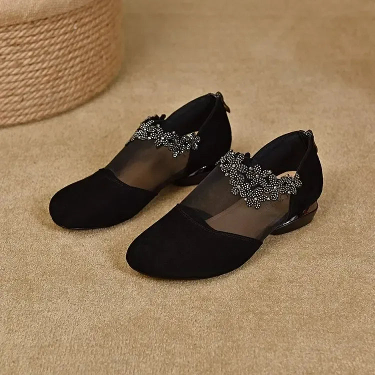 elegante High Heels, luftige Mesh-Sohle, weicher Komfort. R&B R&B