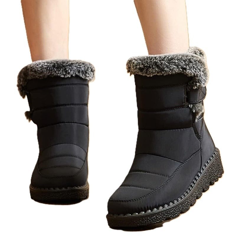 Komfortable Winterstiefel mit Dickem Innenfutter R&B R&B