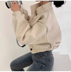 R&B | Kurze graue Wolljacke für Frauen Mauwi