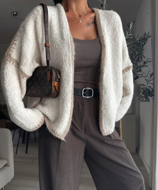 R&B | Damen-Strickjacke, klassisch & bequem