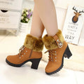 Damenstiefel mit Kristallen und Blockabsatz R&B R&B