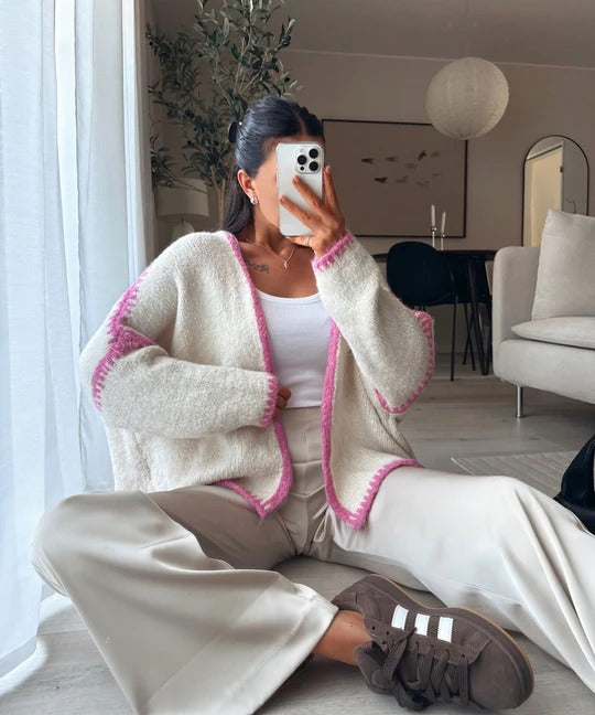 R&B | Damen-Strickjacke, klassisch & bequem
