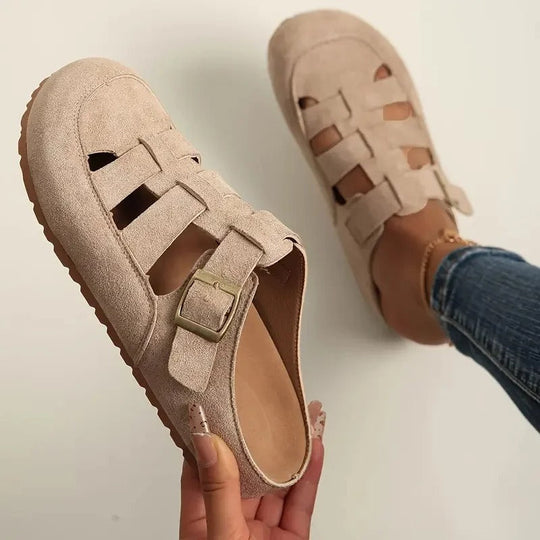Modische Slip-On Plateauschuhe für Damen R&B R&B