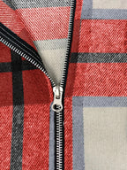 R&B | Karierter Herrenjacke mit Kapuze