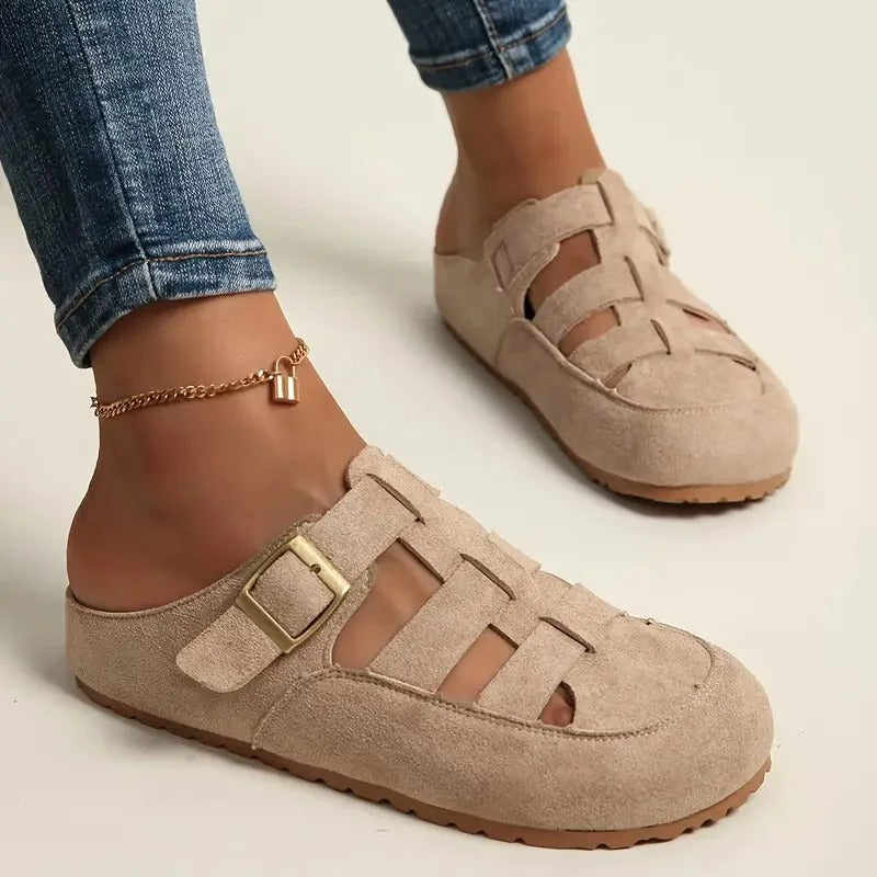 Modische Slip-On Plateauschuhe für Damen R&B R&B