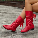 Trendige Stiefel für Damen mit Schnürung bis zur Wade R&B R&B